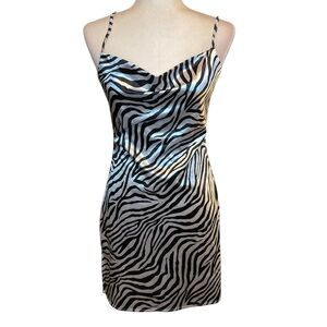 Zebra Print Women's Dress